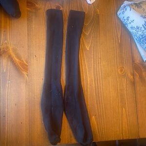 Boys black Socks tall baseball